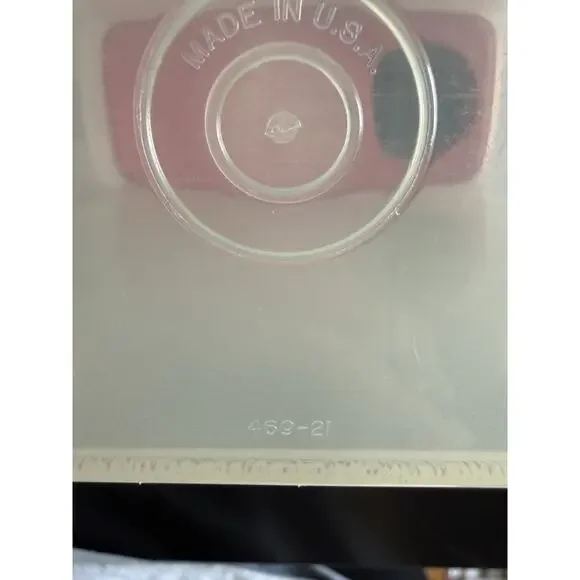 Vintage Tupperware Pour All Set 2 Raspberry Pink Lids Cereal Flour Storage - Picture 6 of 6